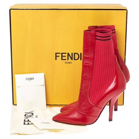 fendi rockoko boots red|fendi rockoko boots stockx.